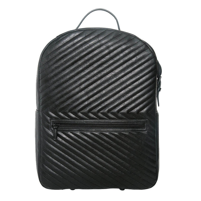 Quilted Vegan Leather Backpack